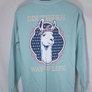 Benny & Bella long sleeve T-Shirt Southern Way Of Life Size M Graphic Tee